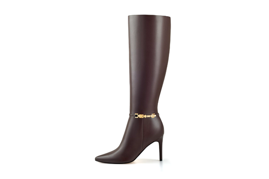 Brown Knee-High Boot – Harper