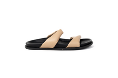 Full Leather Slide Sandals – Twist Slide