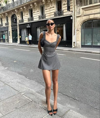 Black Patent Leather Mule Heel - Milan