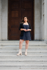 Cream Leather Platform Ankle Boots – Bex