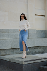 Cream Leather Platform Ankle Boots – Bex