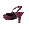 Wine Leather Kitten Heel – Alessia