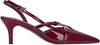 Wine Leather Kitten Heel – Alessia