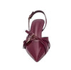 Wine Leather Kitten Heel – Alessia