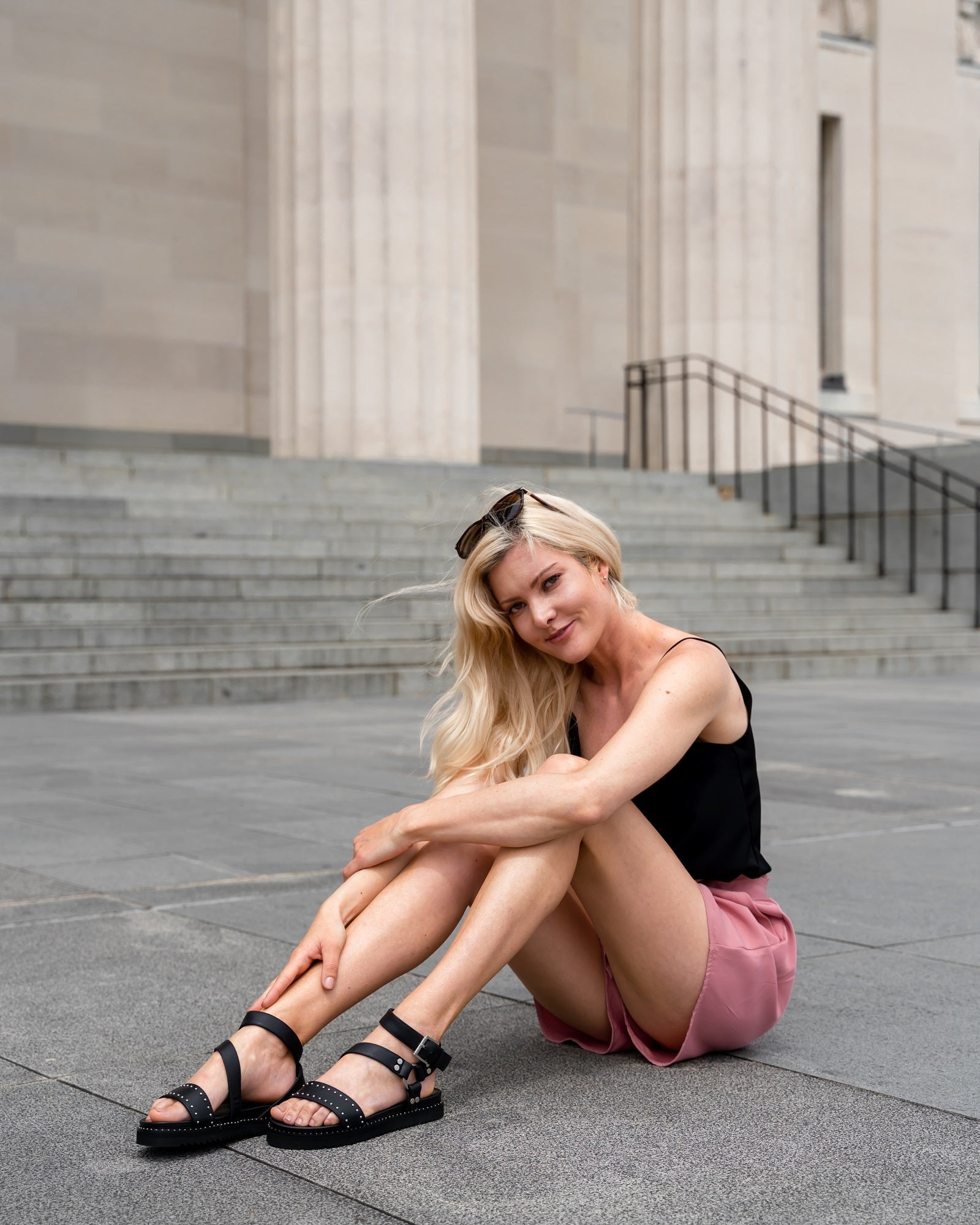 Anne Sandal Black-PREORDER Flats by Sole Shoes NZ F17-36