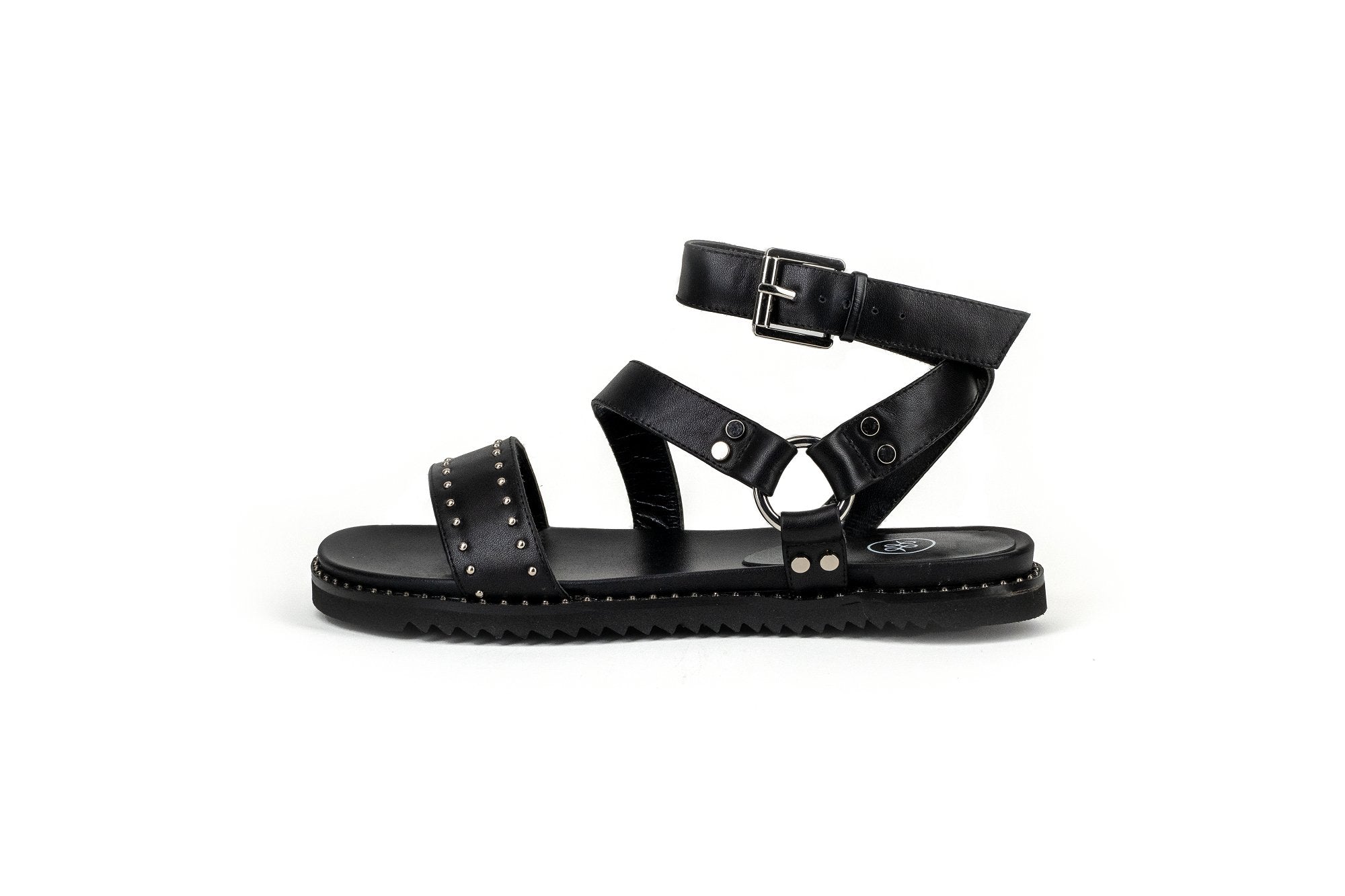 Anne Sandal Black-PREORDER Flats by Sole Shoes NZ F17-36