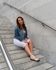 Anne Sandal White PREORDER Flats by Sole Shoes NZ F17-36