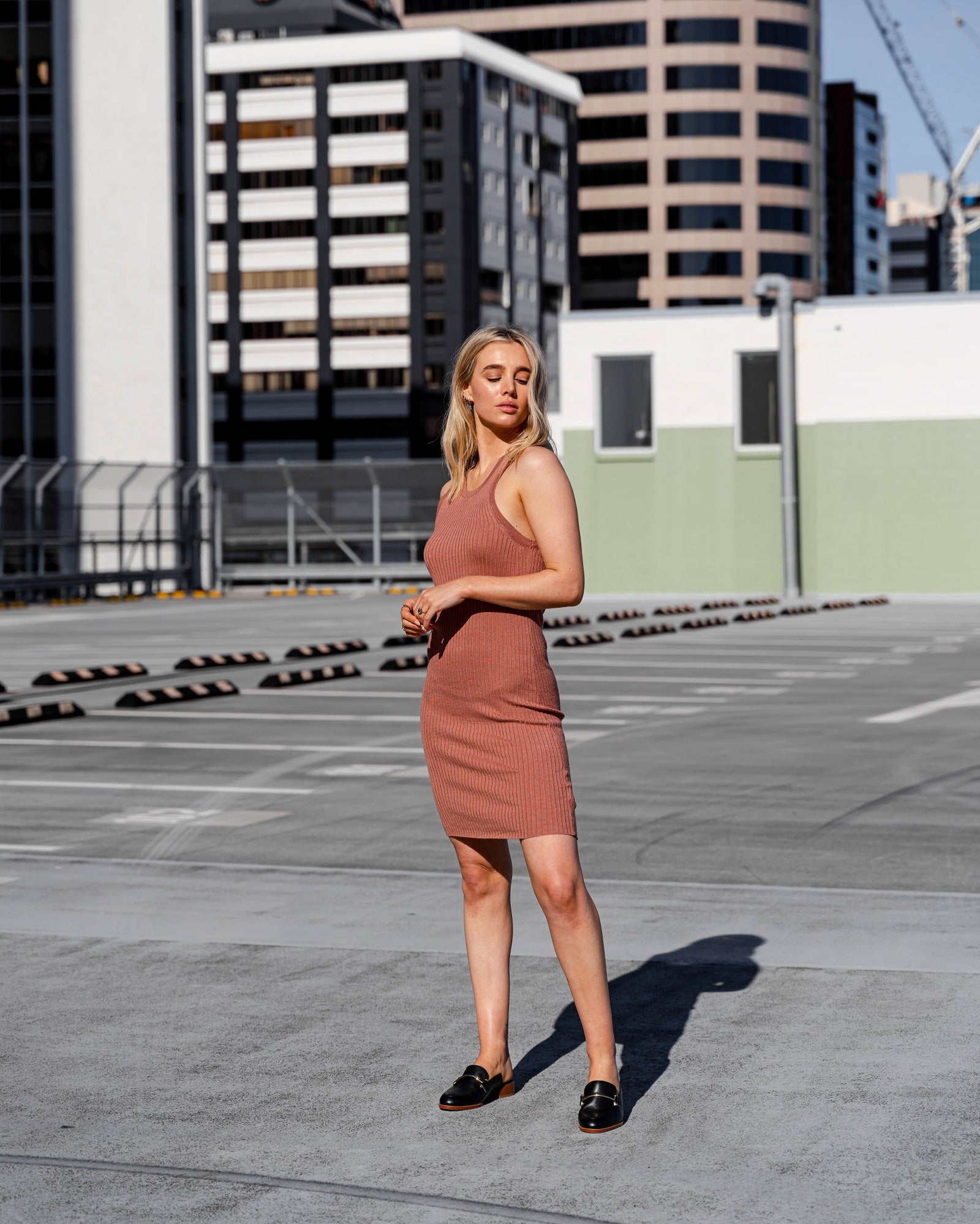 Aria Flat Mule Black Flats by Sole Shoes NZ F22-36