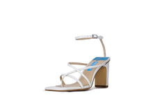 Be Mine Heel White Bridal by Sole Shoes NZ BH9-36