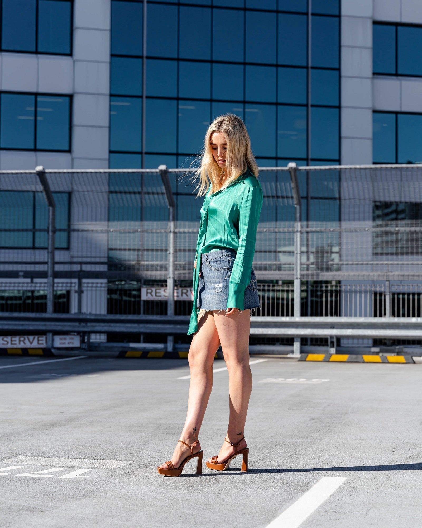 Bianca Platform Sandal Tan Heels by Sole Shoes NZ H26-36