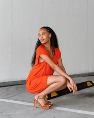 Bianca Platform Sandal Tan Heels by Sole Shoes NZ H26-36