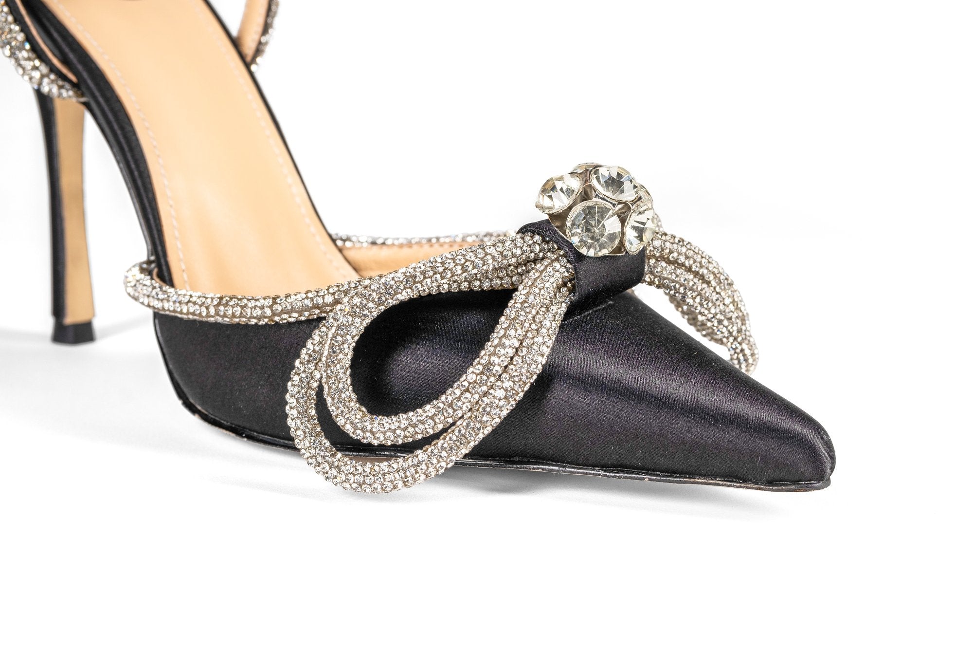 Brooke Heel Black 10cm Heels by Sole Shoes NZ H23-36