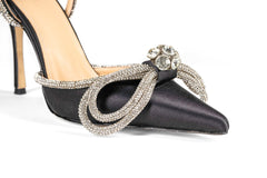 Brooke Heel Black 10cm Heels by Sole Shoes NZ H23-36