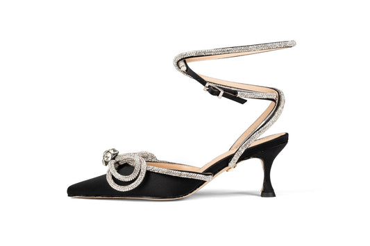 Brooke Heel Black 6cm Heels by Sole Shoes NZ H23-36 2000