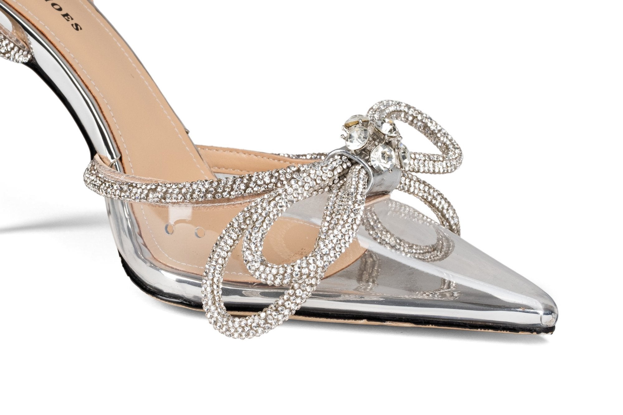 Brooke Heel Clear 10cm Heels by Sole Shoes NZ H23-36