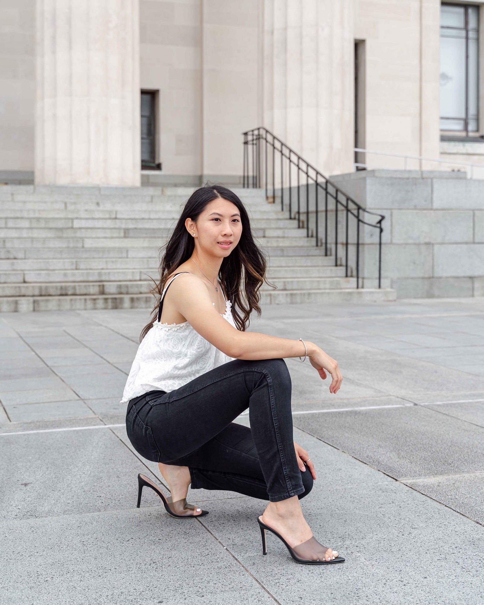 Court Mule Heel Black Heels by Sole Shoes NZ H21-36