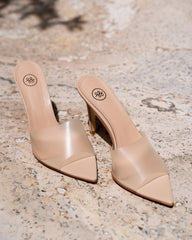 Court Mule Heel Nude Heels by Sole Shoes NZ H21-36