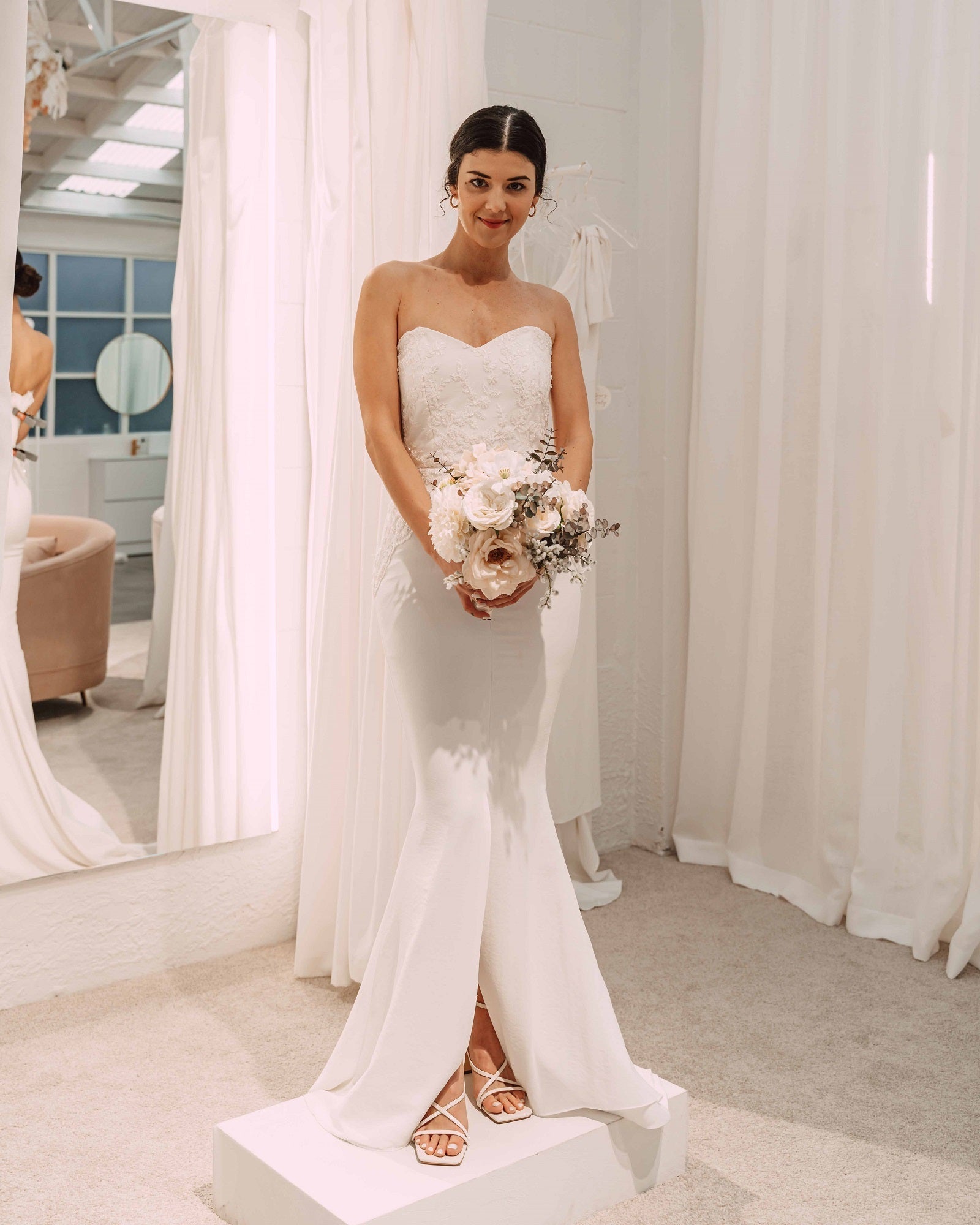 Forever Heel Ivory Bridal by Sole Shoes NZ BH8-36