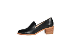Harris Leather Loafers Black Flats by Sole Shoes NZ F23-36