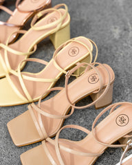 Ky Sandal Heel Nude Heels by Sole Shoes NZ H22-36