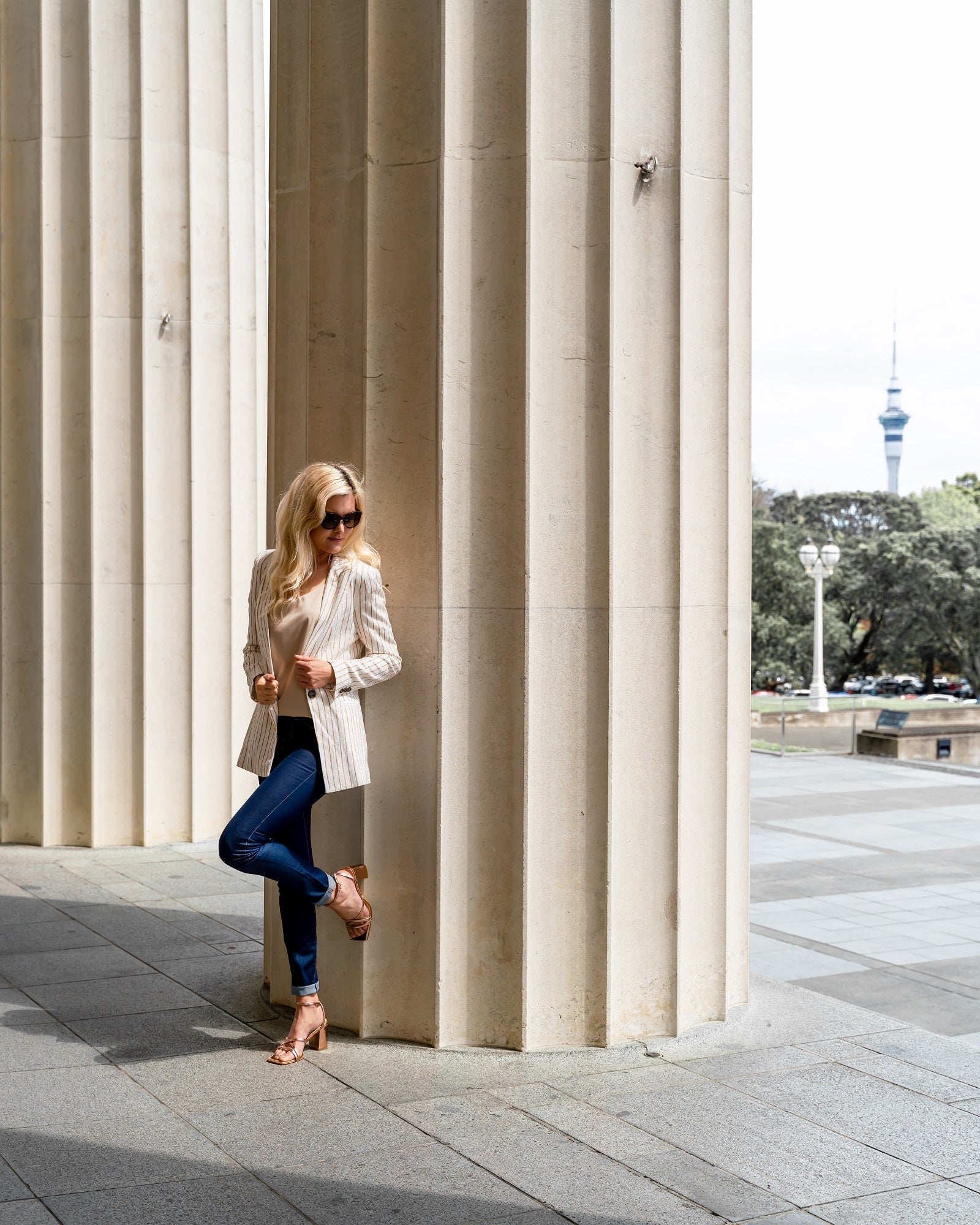 Ky Sandal Heel Rose Gold Heels by Sole Shoes NZ H22-36