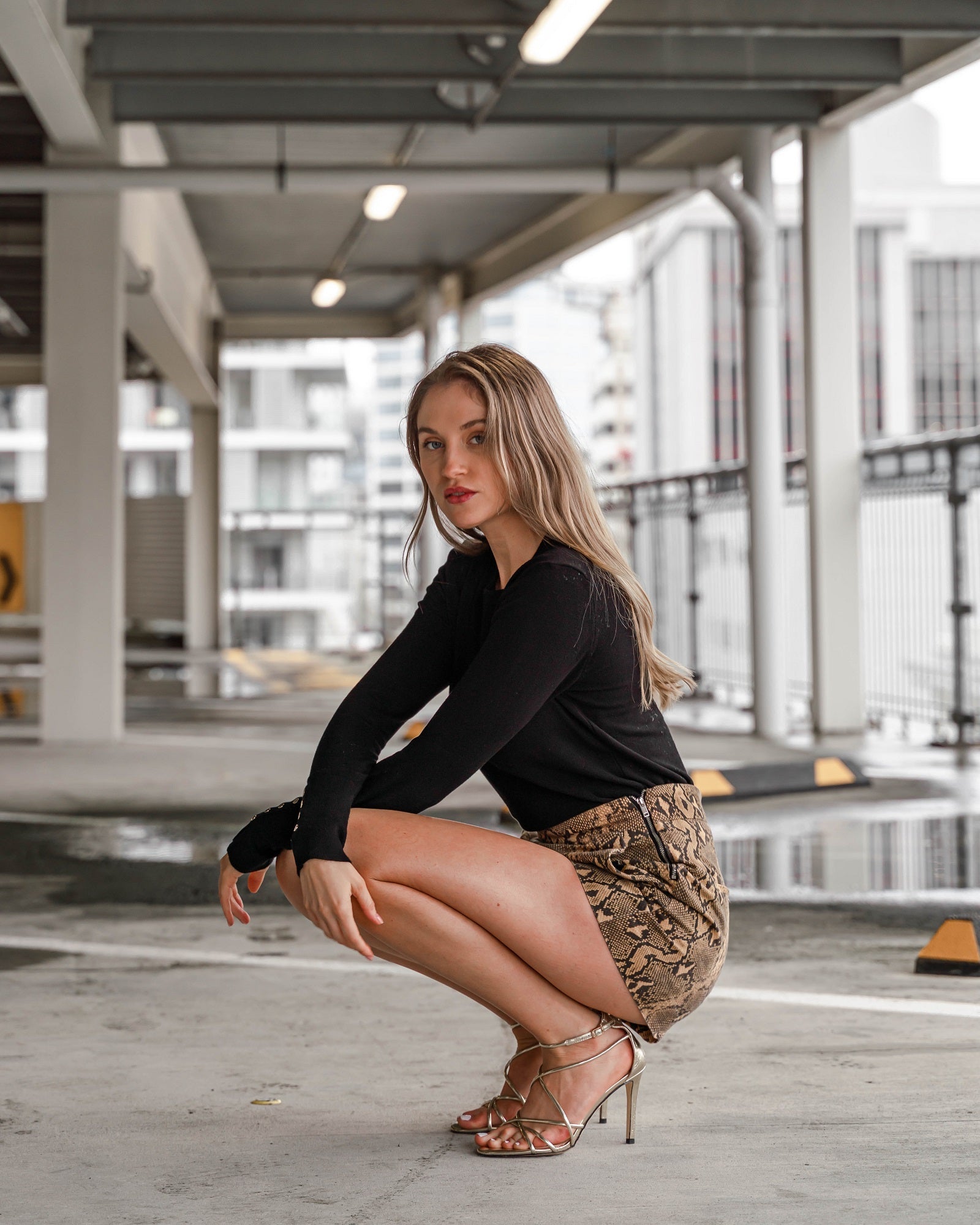 Lexi Heel Gold Heels by Sole Shoes NZ H25-36