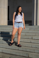 Loft Platform Slides Black Flats by Sole Shoes NZ F25B-35