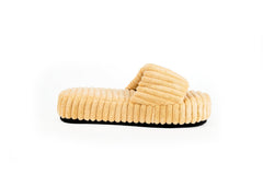 Loft Platform Slides Nude Flats by Sole Shoes NZ F25N-35