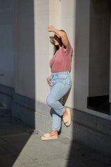 Loft Platform Slides Nude Flats by Sole Shoes NZ F25N-35