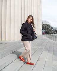 Lux Loafer Terracotta Flats by Sole Shoes NZ F12-35