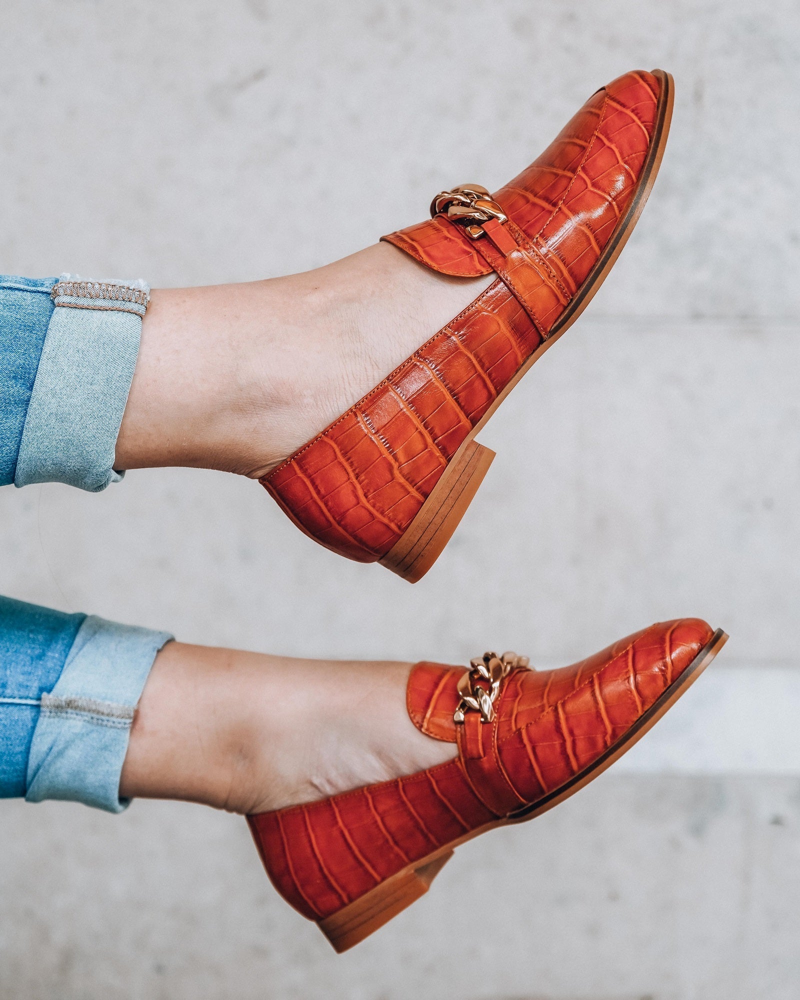 Lux Loafer Terracotta Flats by Sole Shoes NZ F12-35