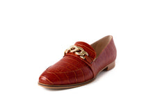Lux Loafer Terracotta Flats by Sole Shoes NZ F12-35
