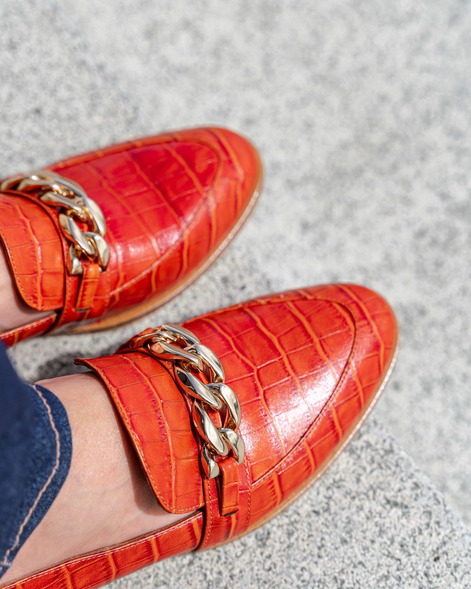 Lux Loafer Terracotta Flats by Sole Shoes NZ F12-35