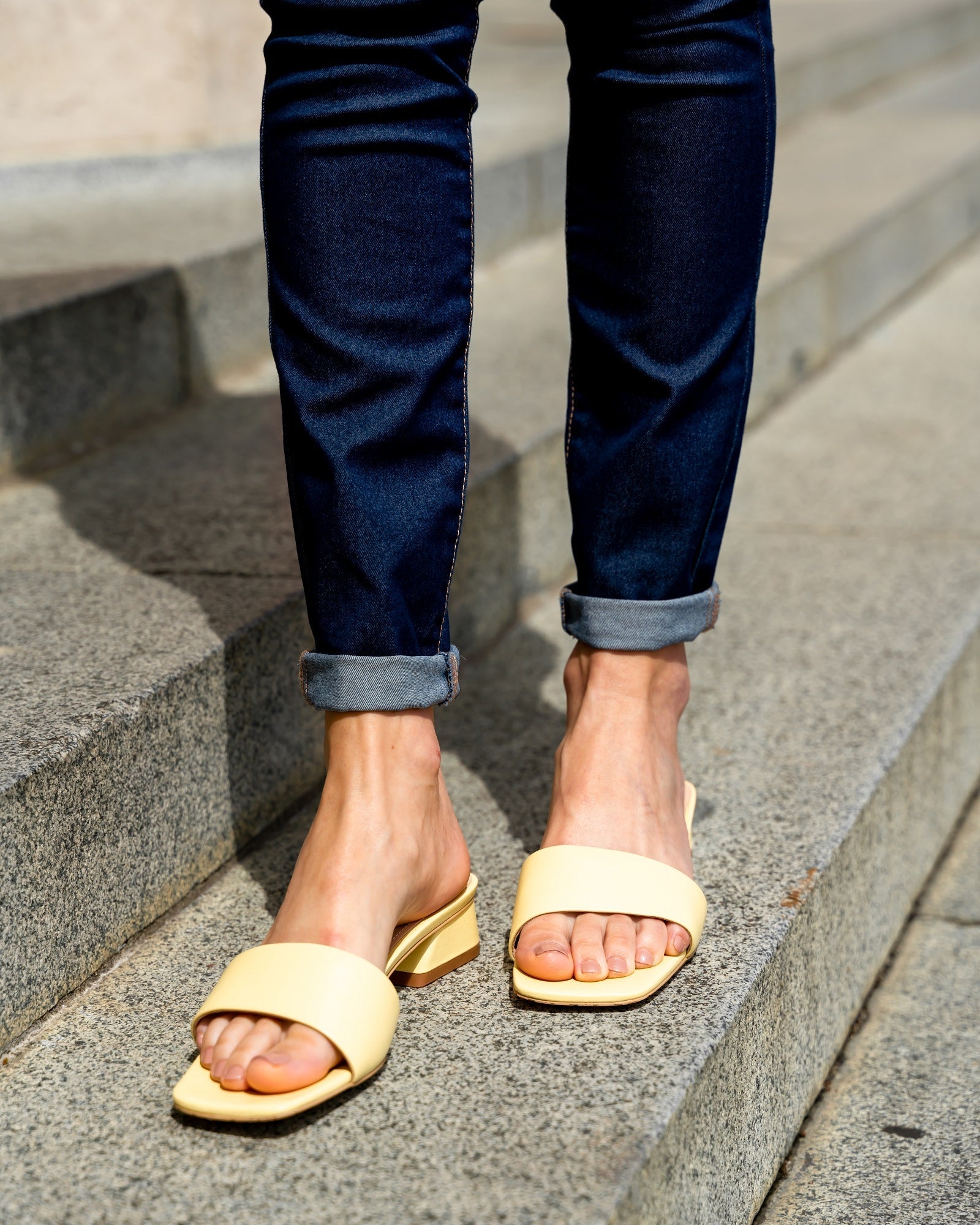 Marbella Sandal Buttermilk Flats by Sole Shoes NZ F18-36