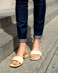 Marbella Sandal Buttermilk Flats by Sole Shoes NZ F18-36