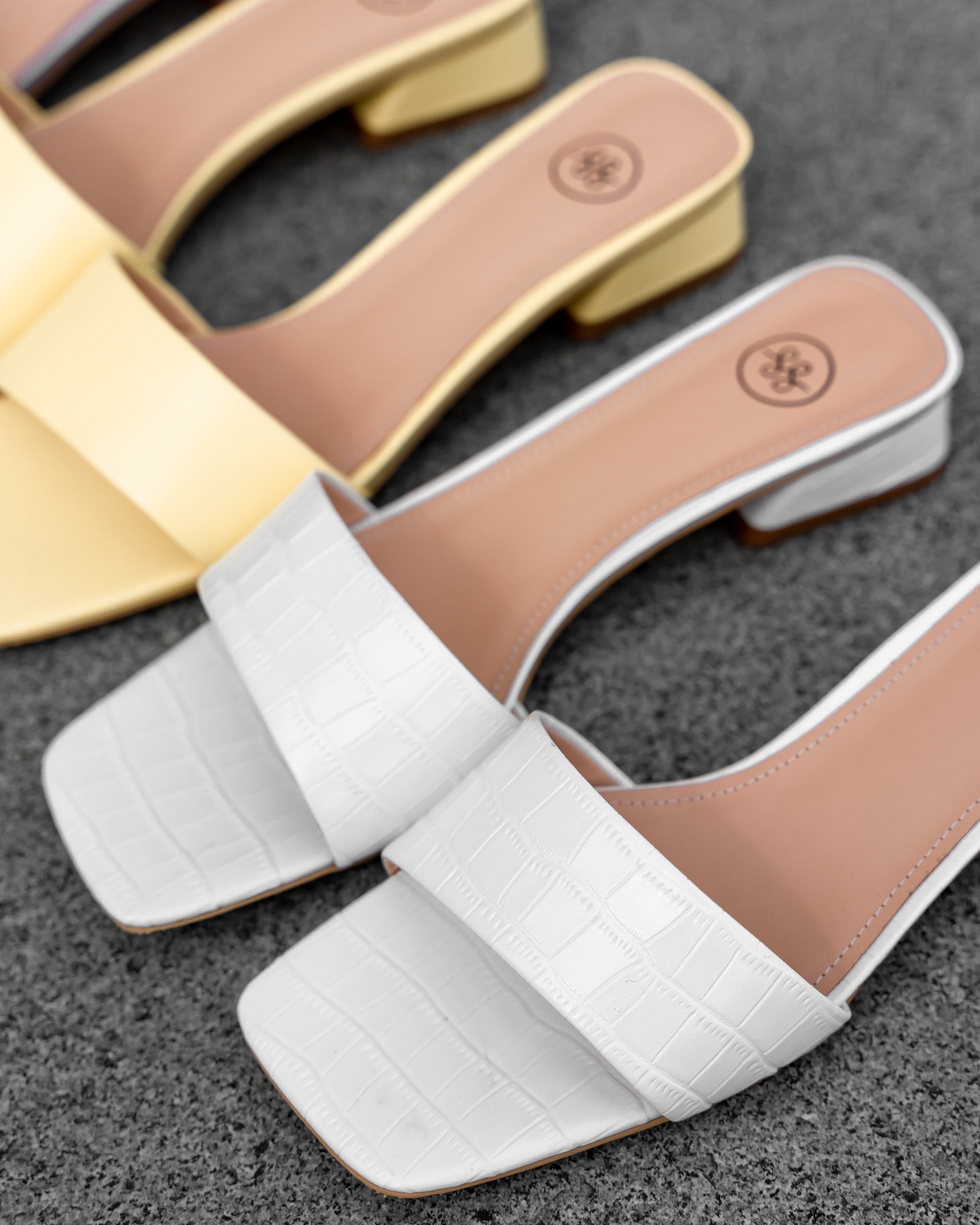 Marbella Sandal White Flats by Sole Shoes NZ F18-36