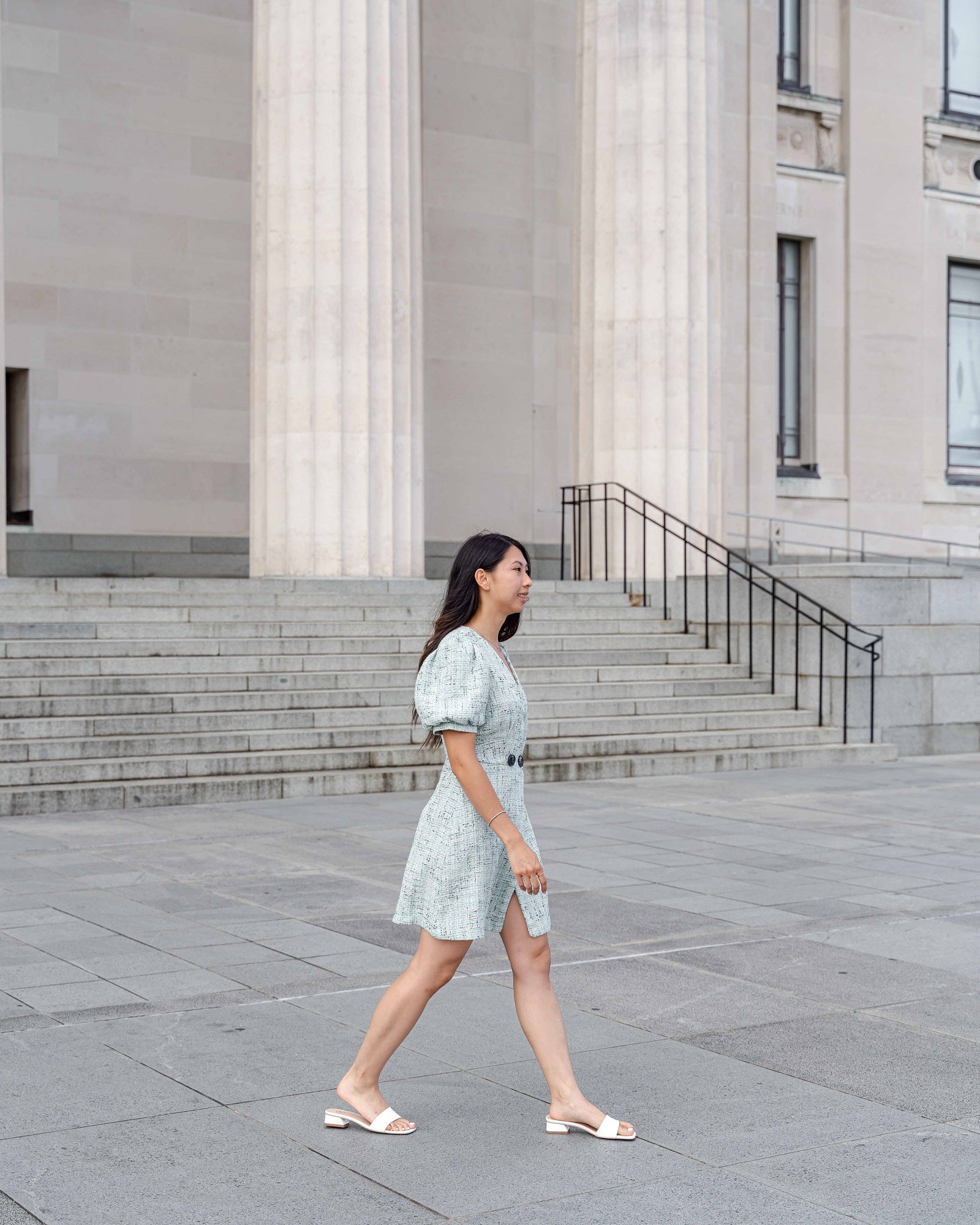 Marbella Sandal White Flats by Sole Shoes NZ F18-36