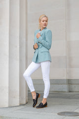 Marcel Leather Loafer Black Flats by Sole Shoes NZ F24-36