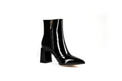 Nicola Ankle Boot Black Boots by Sole Shoes NZ AB16-36