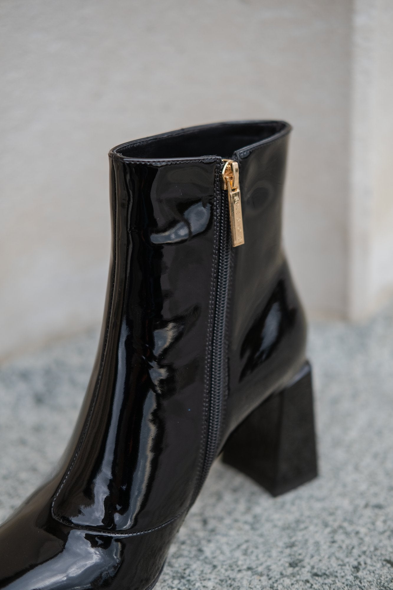 Nicola Ankle Boot Black Boots by Sole Shoes NZ AB16-36