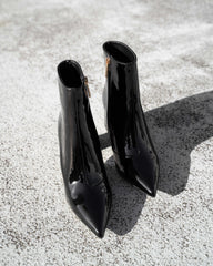 Nicola Ankle Boot Black Boots by Sole Shoes NZ AB16-36