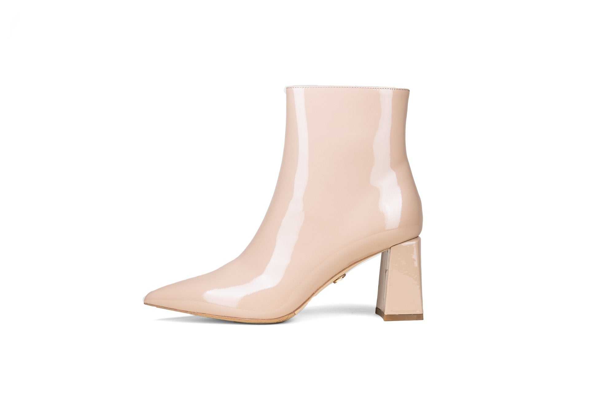 Nicola Ankle Boot Nude Boots by Sole Shoes NZ AB16-36