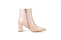 Nicola Ankle Boot Nude Boots by Sole Shoes NZ AB16-36