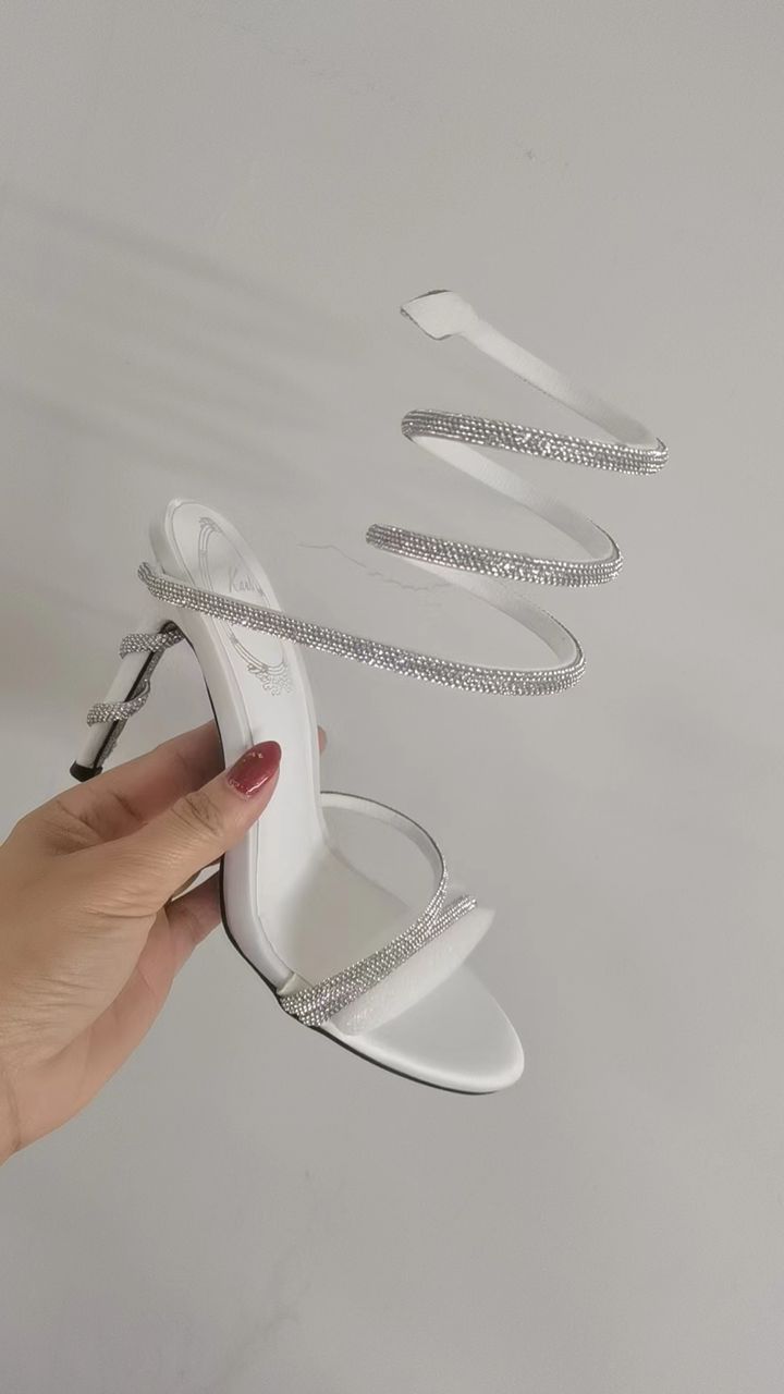 Python Heel White Heels by Sole Shoes NZ H29-35