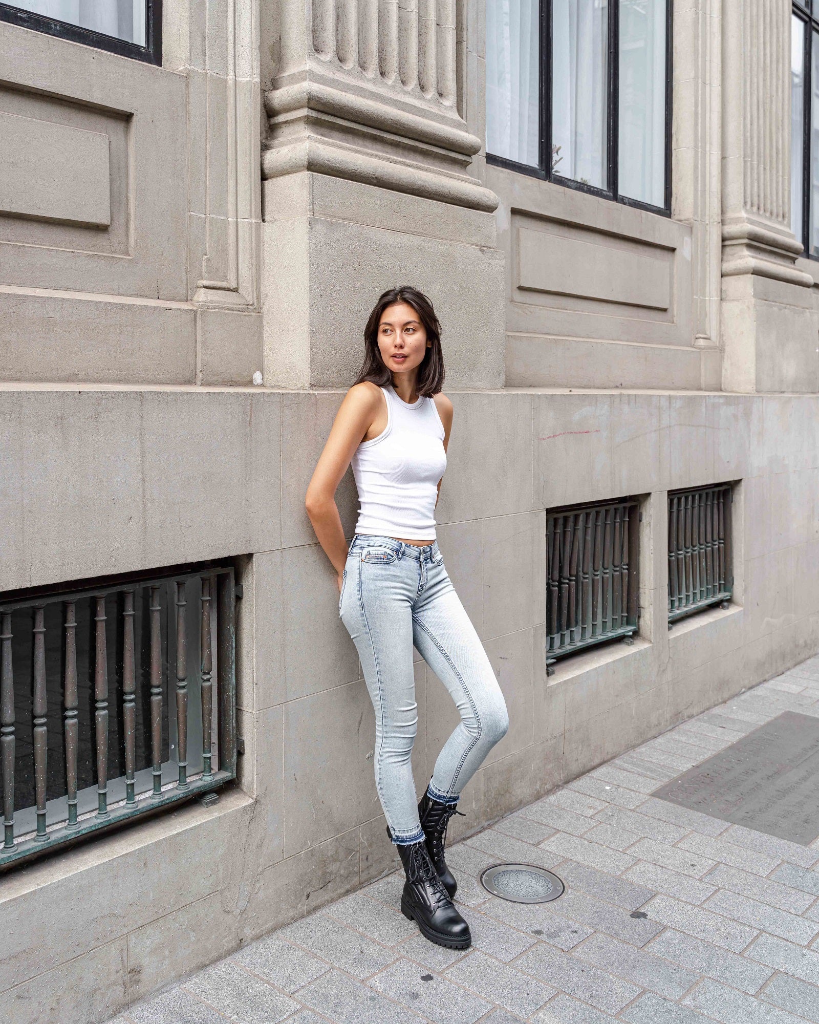 Riley Combat Boot Black Boots by Sole Shoes NZ AB13-36