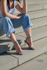 Roxy Denim Heel Heels by Sole Shoes NZ H32DJ-36