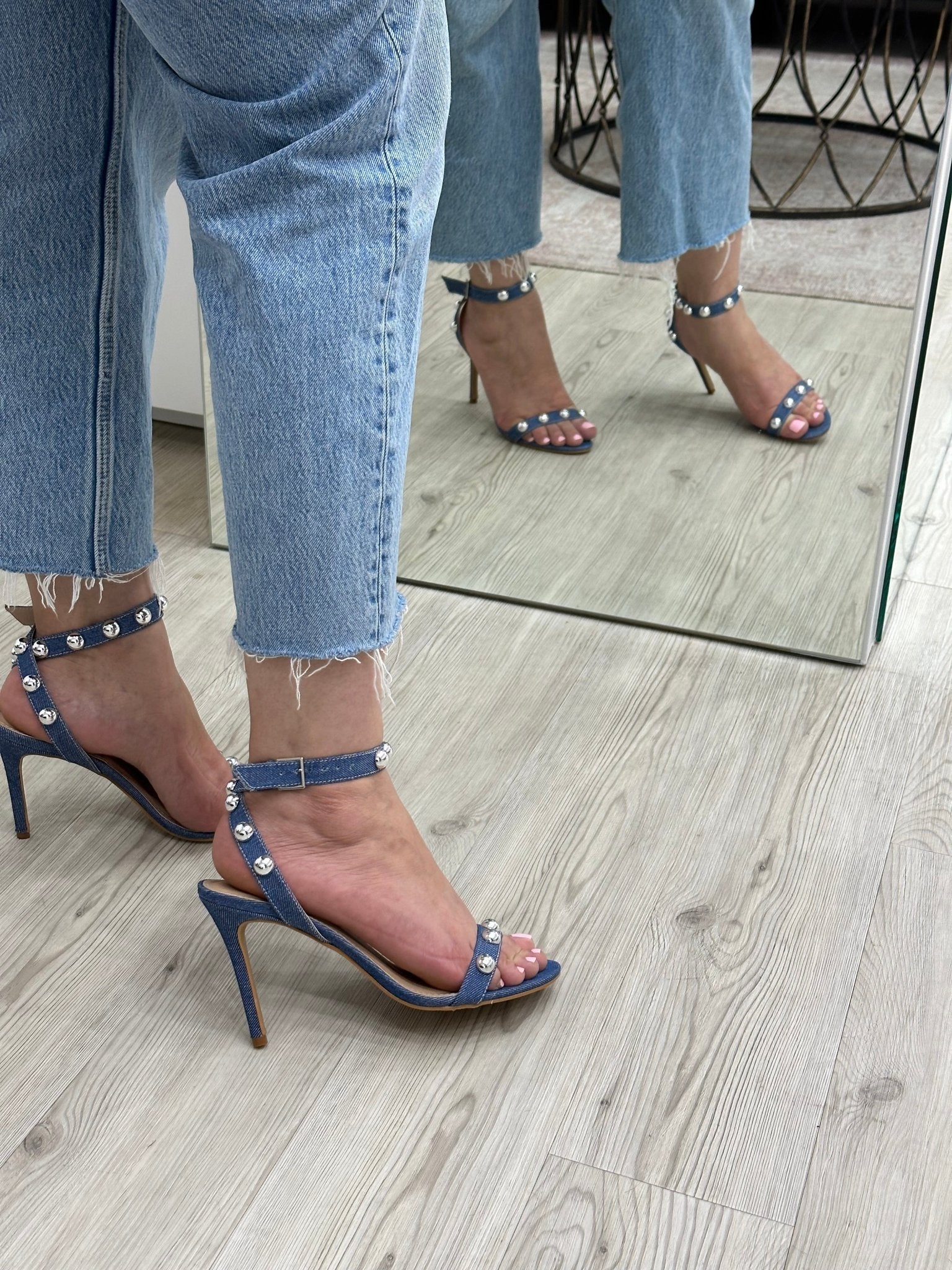 Roxy Denim Heel Heels by Sole Shoes NZ H32DJ-36