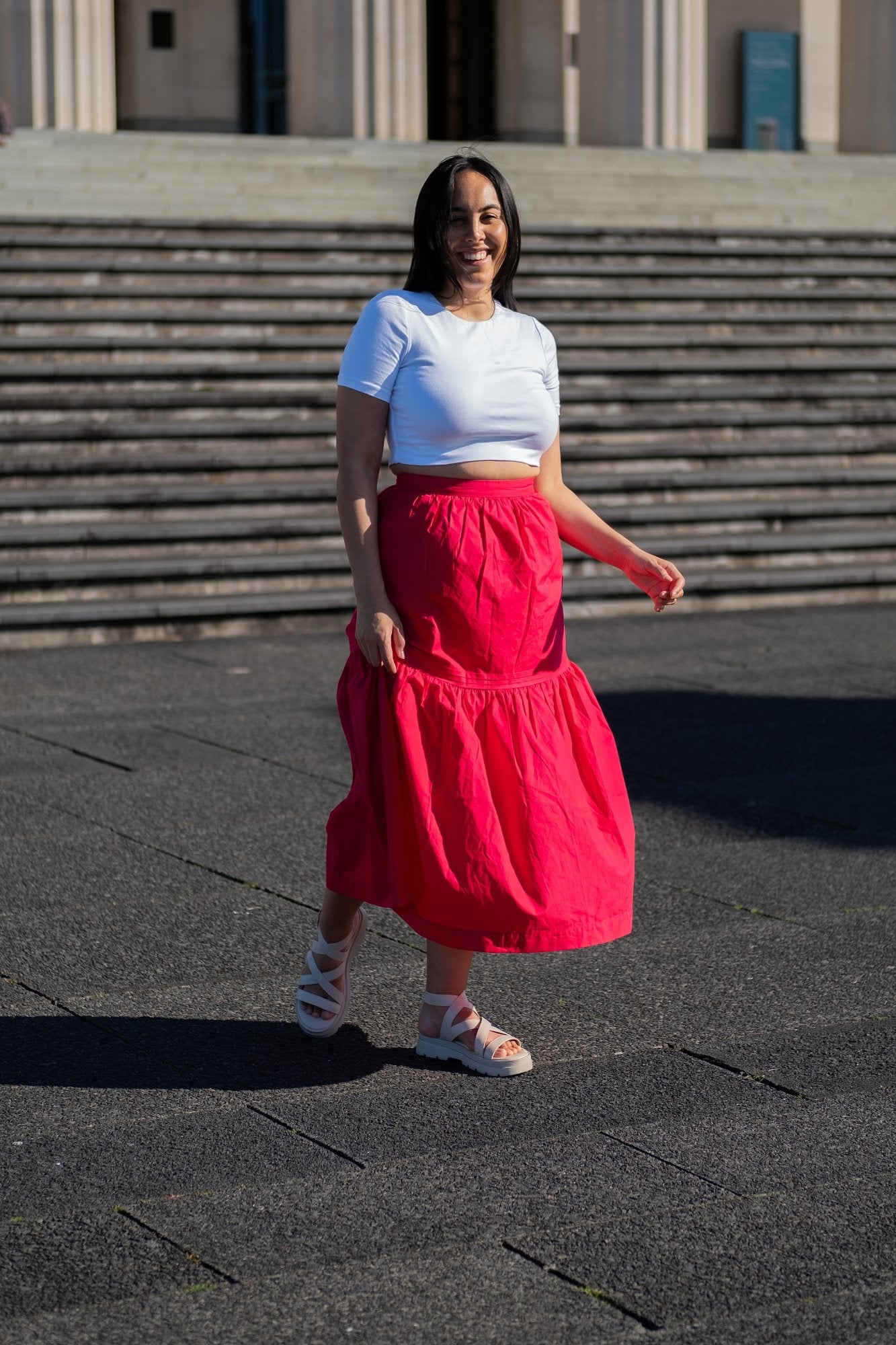 Sofia Sandal Cream Flats by Sole Shoes NZ F28C-36