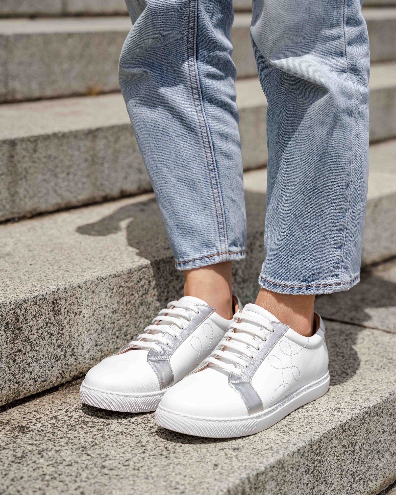 Sole Shoes Sneaker Silver Flats by Sole Shoes NZ F20-36