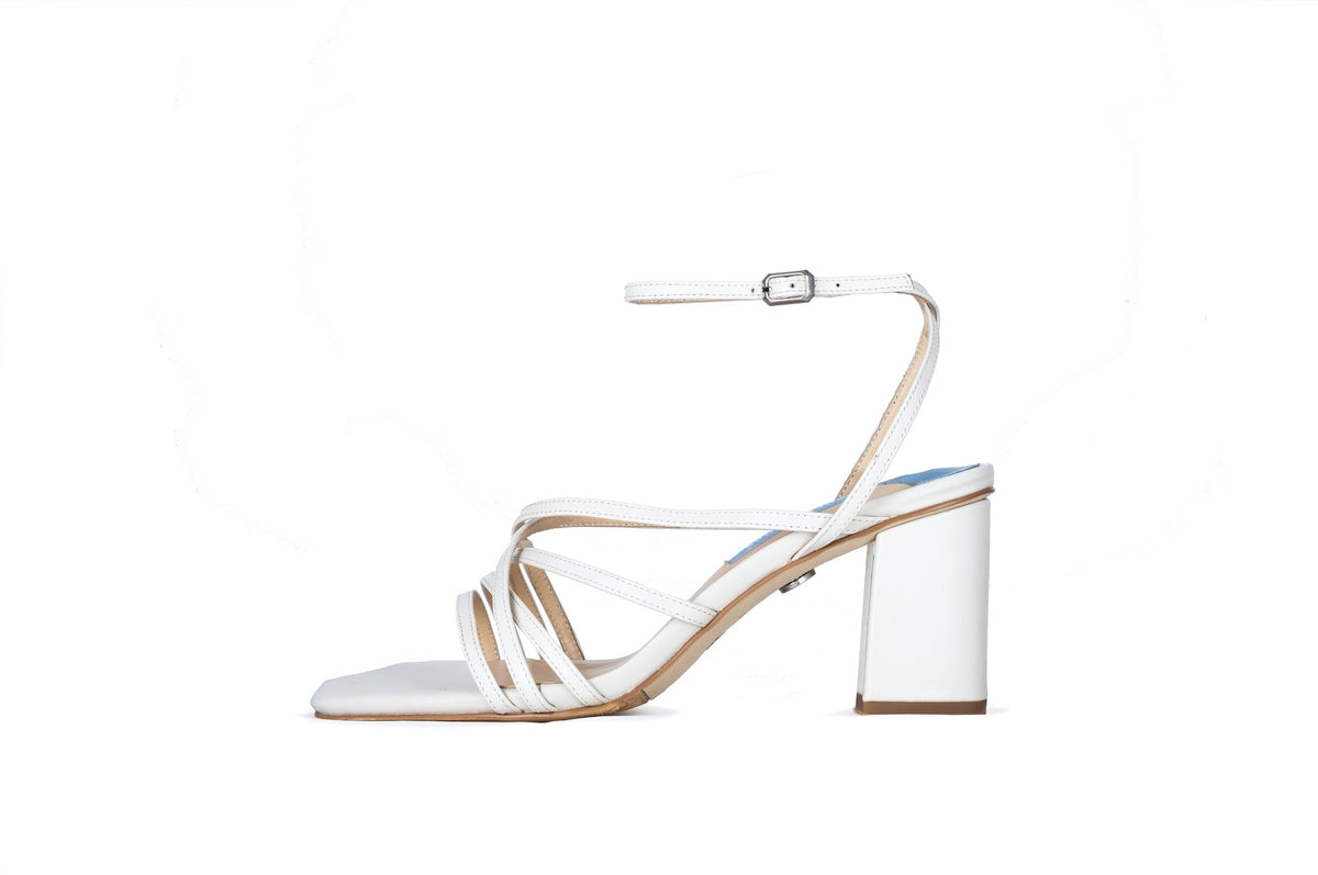 Timeless Heel White Bridal by Sole Shoes NZ BH3-36